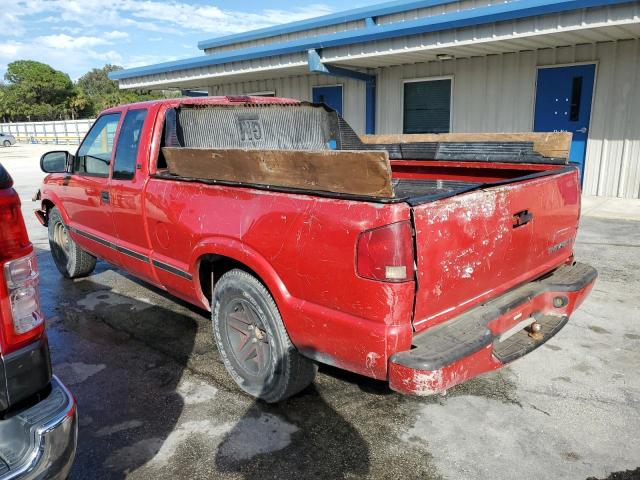 1GCCS195318195929 - 2001 CHEVROLET S TRUCK S10 RED photo 2