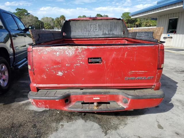 1GCCS195318195929 - 2001 CHEVROLET S TRUCK S10 RED photo 6
