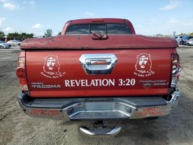 3TMJU62N68M061172 - 2008 TOYOTA TACOMA DOUBLE CAB PRERUNNER RED photo 6