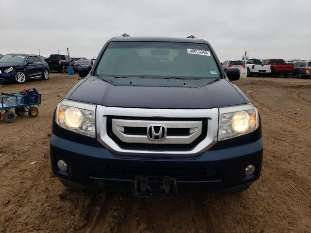 5FNYF3H59AB017126 - 2010 HONDA PILOT EXL BLUE photo 5