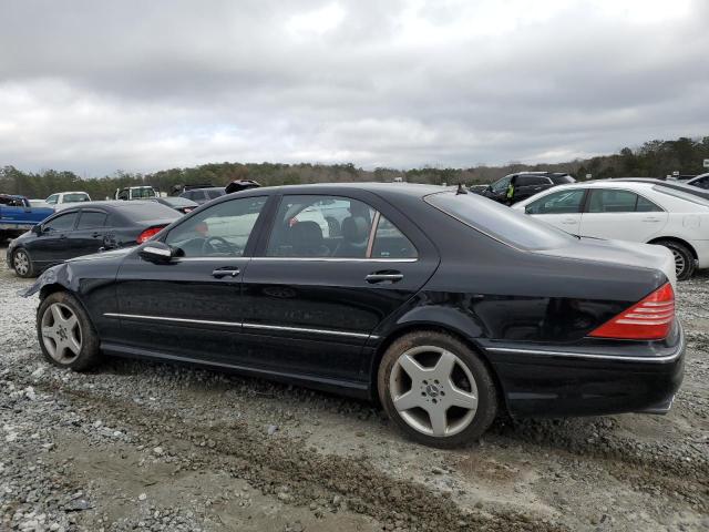 WDBNG75J14A433661 - 2004 MERCEDES-BENZ S 500 BLACK photo 2