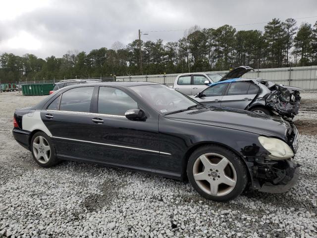 WDBNG75J14A433661 - 2004 MERCEDES-BENZ S 500 BLACK photo 4