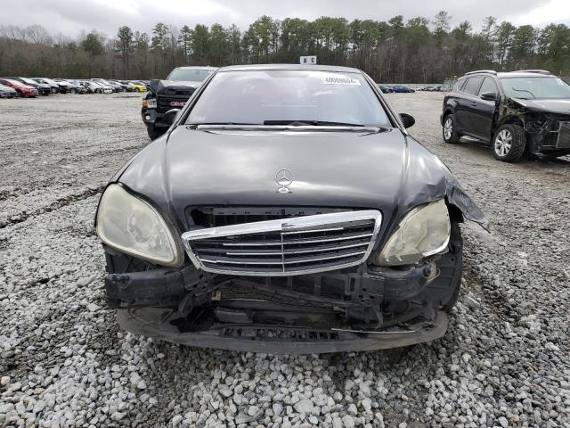 WDBNG75J14A433661 - 2004 MERCEDES-BENZ S 500 BLACK photo 5