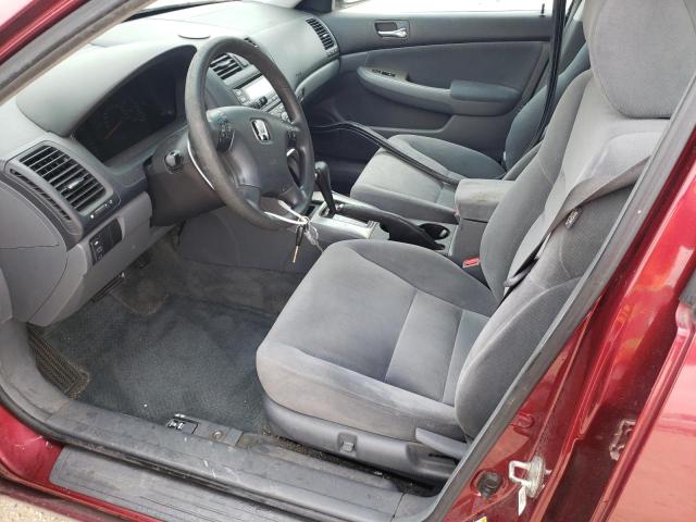 1HGCM56735A038134 - 2005 HONDA ACCORD EX MAROON photo 7