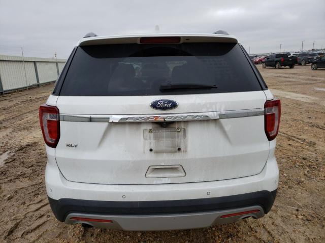 1FM5K7D8XHGC99987 - 2017 FORD EXPLORER XLT WHITE photo 6