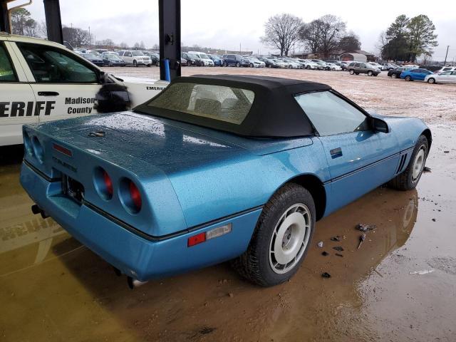 1G1YY3182H5113120 - 1987 CHEVROLET CORVETTE BLUE photo 3