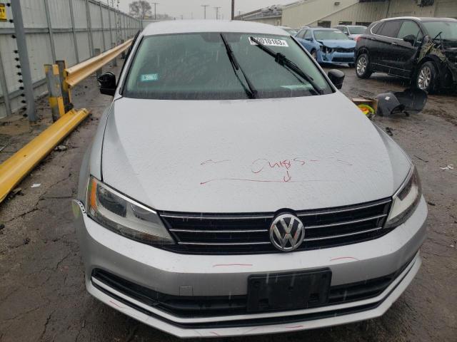 3VW2K7AJ9FM292401 - 2015 VOLKSWAGEN JETTA BASE SILVER photo 5