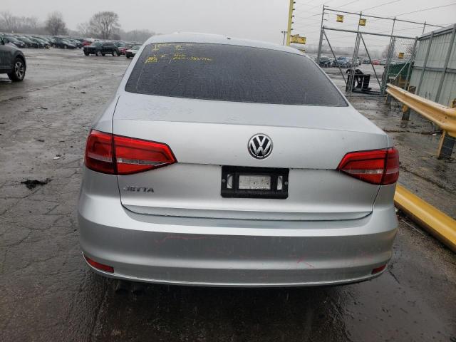 3VW2K7AJ9FM292401 - 2015 VOLKSWAGEN JETTA BASE SILVER photo 6