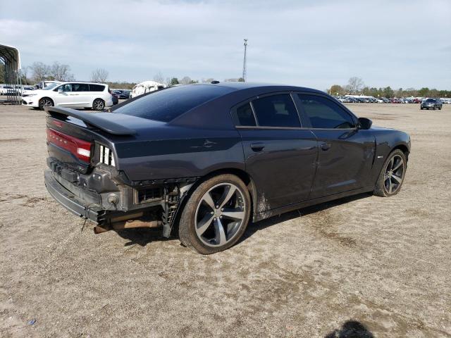 2C3CDXCT7EH369882 - 2014 DODGE CHARGER R/T GRAY photo 3