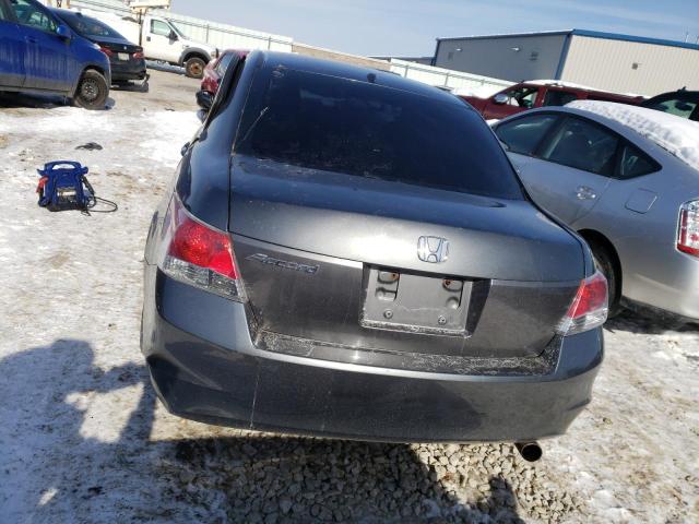 1HGCP26808A149985 - 2008 HONDA ACCORD EXL GRAY photo 6