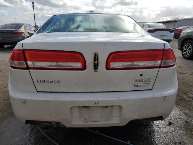 3LNDL2L36CR812896 - 2012 LINCOLN MKZ HYBRID WHITE photo 6