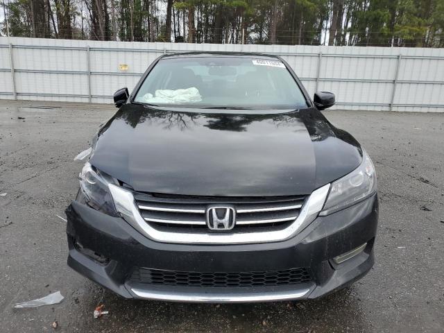 1HGCR3F83DA046215 - 2013 HONDA ACCORD EXL BLACK photo 5