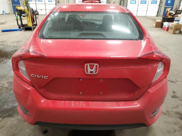 2HGFC2F52JH601070 - 2018 HONDA CIVIC LX RED photo 6