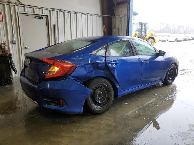 2HGFC2F65MH542125 - 2021 HONDA CIVIC LX BLUE photo 3