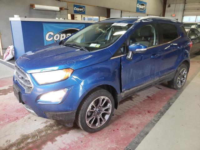 MAJ6S3KL9MC398638 - 2021 FORD ECOSPORT TITANIUM BLUE photo 1