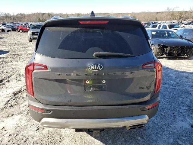 5XYP34HC1LG041988 - 2020 KIA TELLURIDE EX GRAY photo 6