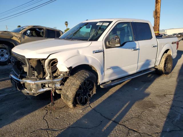 1FTEW1EP7GKE46516 - 2016 FORD F150 SUPERCREW WHITE photo 1