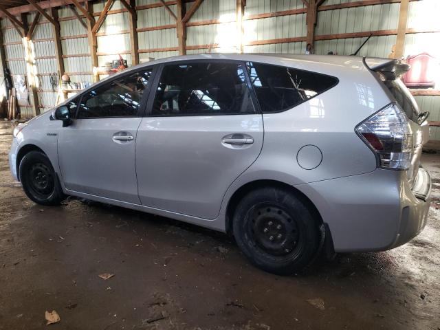 JTDZN3EU7D3239765 - 2013 TOYOTA PRIUS V SILVER photo 2