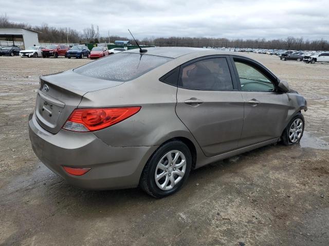 KMHCT4AE2EU630104 - 2014 HYUNDAI ACCENT GLS TAN photo 3