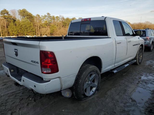 1C6RD7HT9CS115134 - 2012 DODGE RAM 1500 SPORT WHITE photo 3