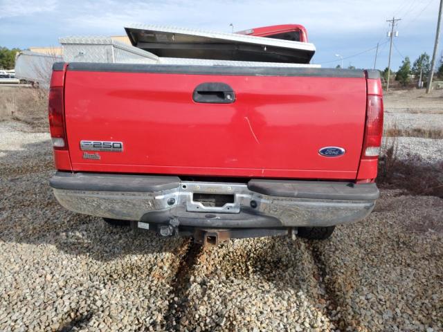 1FTSW21P66ED04945 - 2006 FORD F250 SUPER DUTY RED photo 6