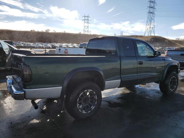 1B7GG22X8YS698342 - 2000 DODGE DAKOTA GREEN photo 3