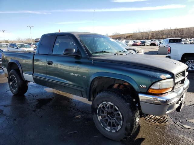 1B7GG22X8YS698342 - 2000 DODGE DAKOTA GREEN photo 4