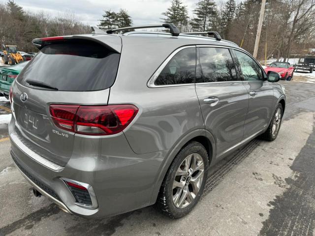 5XYPKDA57KG529775 - 2019 KIA SORENTO SX SILVER photo 3