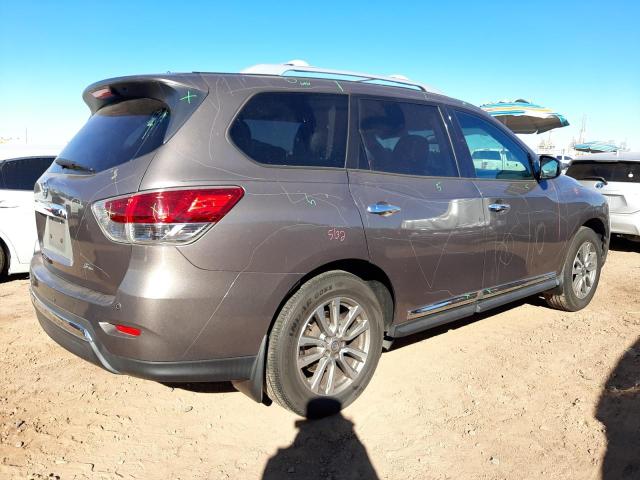 5N1AR2MN2EC625755 - 2014 NISSAN PATHFINDER S GRAY photo 3
