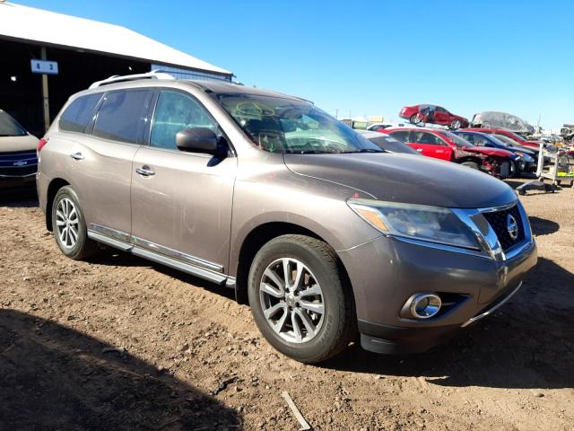 5N1AR2MN2EC625755 - 2014 NISSAN PATHFINDER S GRAY photo 4