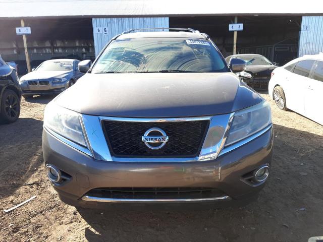 5N1AR2MN2EC625755 - 2014 NISSAN PATHFINDER S GRAY photo 5