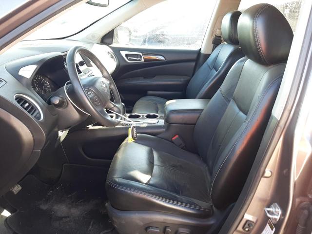 5N1AR2MN2EC625755 - 2014 NISSAN PATHFINDER S GRAY photo 7