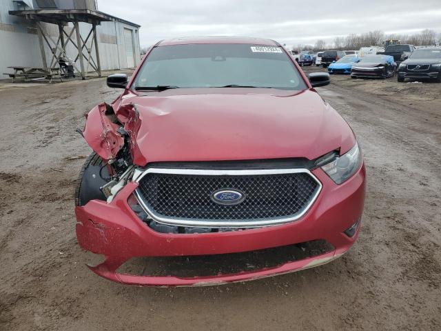 1FAHP2KT3EG152795 - 2014 FORD TAURUS SHO BURGUNDY photo 5