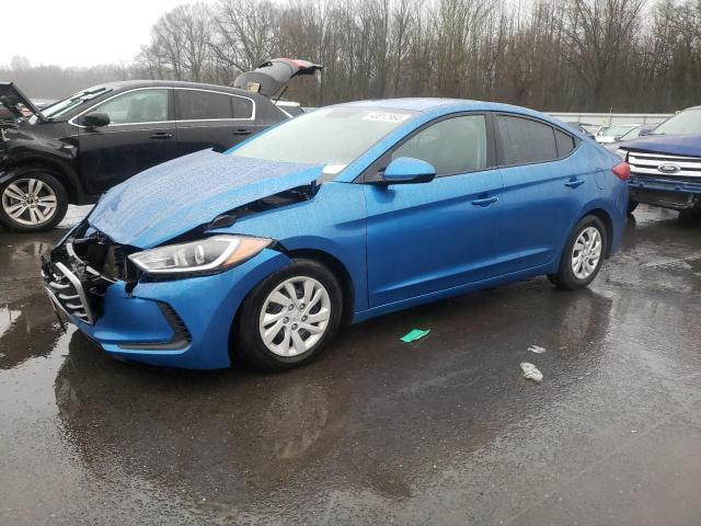 5NPD74LF5HH205543 - 2017 HYUNDAI ELANTRA SE BLUE photo 1