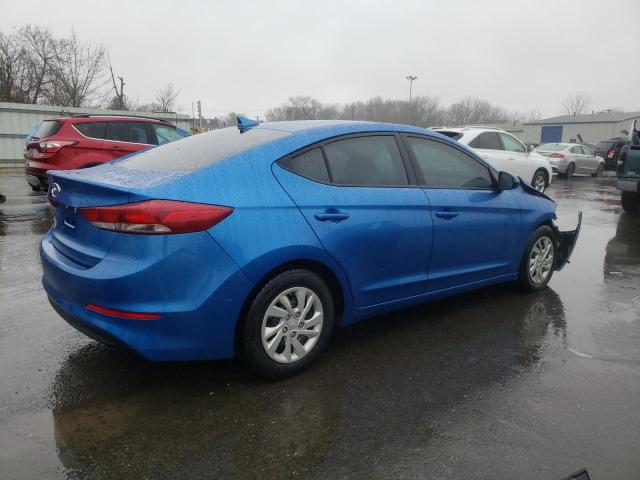 5NPD74LF5HH205543 - 2017 HYUNDAI ELANTRA SE BLUE photo 3