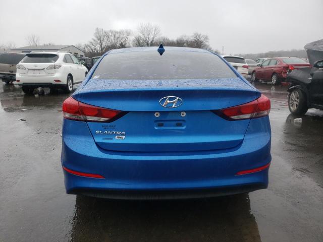 5NPD74LF5HH205543 - 2017 HYUNDAI ELANTRA SE BLUE photo 6