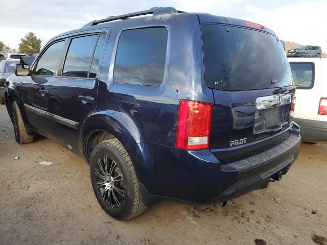 5FNYF4H29EB031612 - 2014 HONDA PILOT LX BLUE photo 2