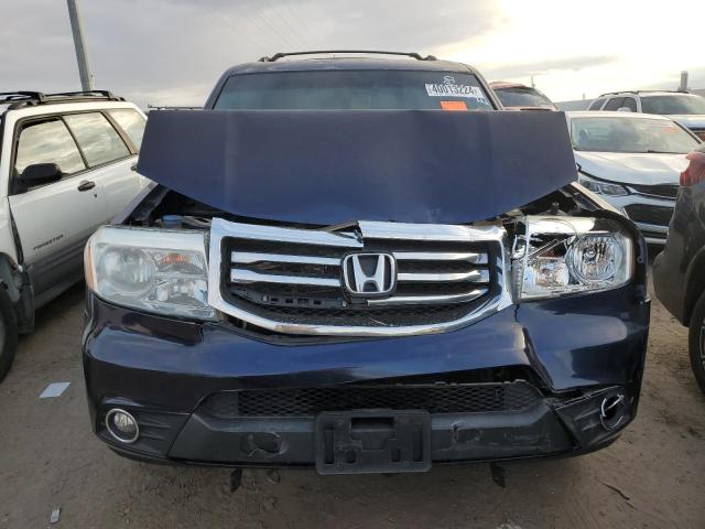 5FNYF4H29EB031612 - 2014 HONDA PILOT LX BLUE photo 5