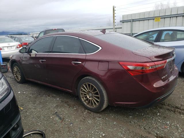 4T1BD1EB7JU064667 - 2018 TOYOTA AVALON HYBRID BURGUNDY photo 2