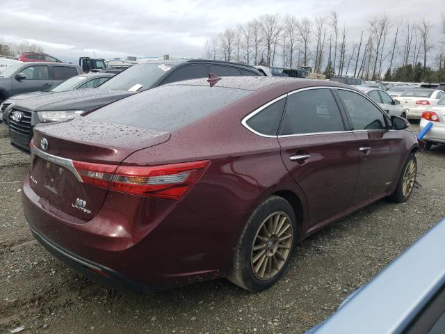 4T1BD1EB7JU064667 - 2018 TOYOTA AVALON HYBRID BURGUNDY photo 3