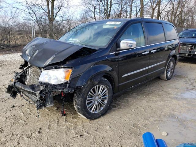 2C4RC1CG6ER425944 - 2014 CHRYSLER TOWN & COU TOURING L BLACK photo 1
