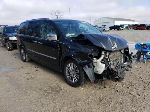 2C4RC1CG6ER425944 - 2014 CHRYSLER TOWN & COU TOURING L BLACK photo 4