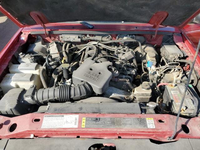 1FTYR14E21TA45509 - 2001 FORD RANGER SUPER CAB RED photo 11