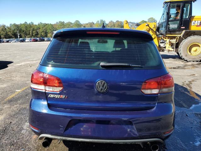 WVWEV7AJ1CW204797 - 2012 VOLKSWAGEN GTI BLUE photo 6