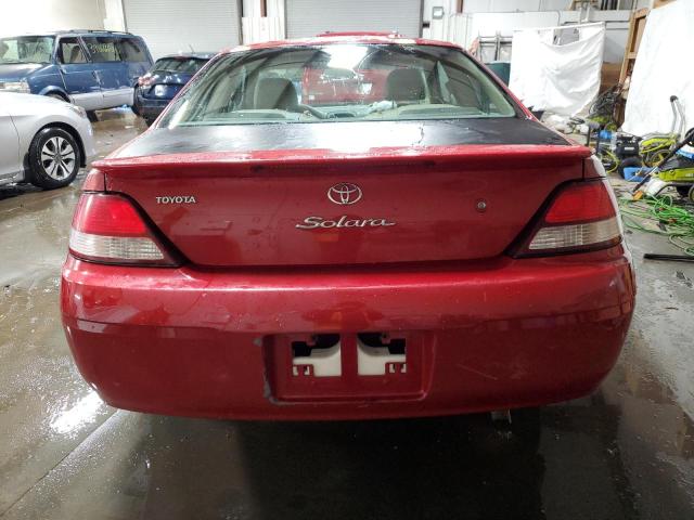 2T1CF22P01C430362 - 2001 TOYOTA CAMRY SOLA SE RED photo 6