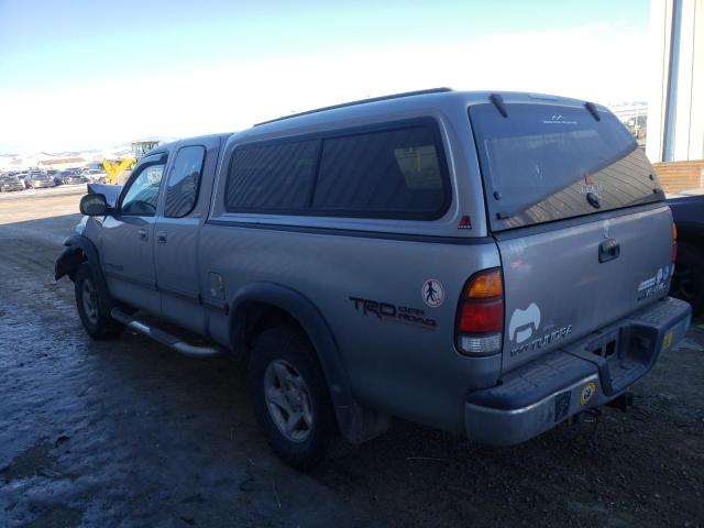 5TBBT44122S283925 - 2002 TOYOTA TUNDRA ACCESS CAB GRAY photo 2