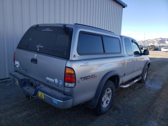 5TBBT44122S283925 - 2002 TOYOTA TUNDRA ACCESS CAB GRAY photo 3