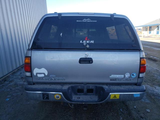 5TBBT44122S283925 - 2002 TOYOTA TUNDRA ACCESS CAB GRAY photo 6