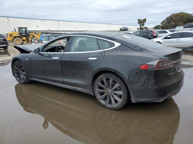 5YJSA1H14EFP30639 - 2014 TESLA MODEL S 黑色 照片 2