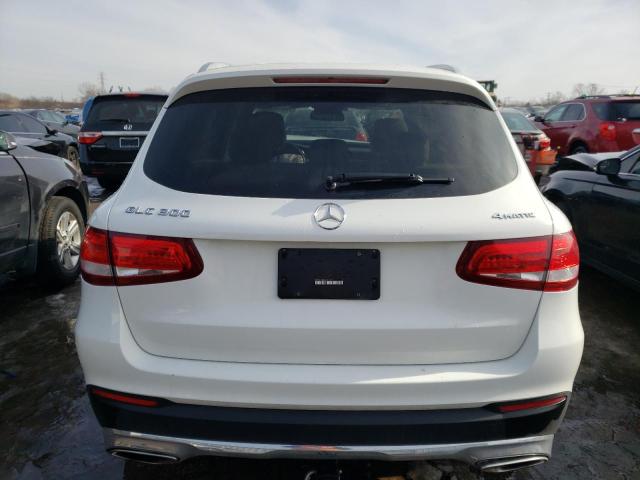 WDC0G4KB9JV110707 - 2018 MERCEDES-BENZ GLC 300 4MATIC WHITE photo 6